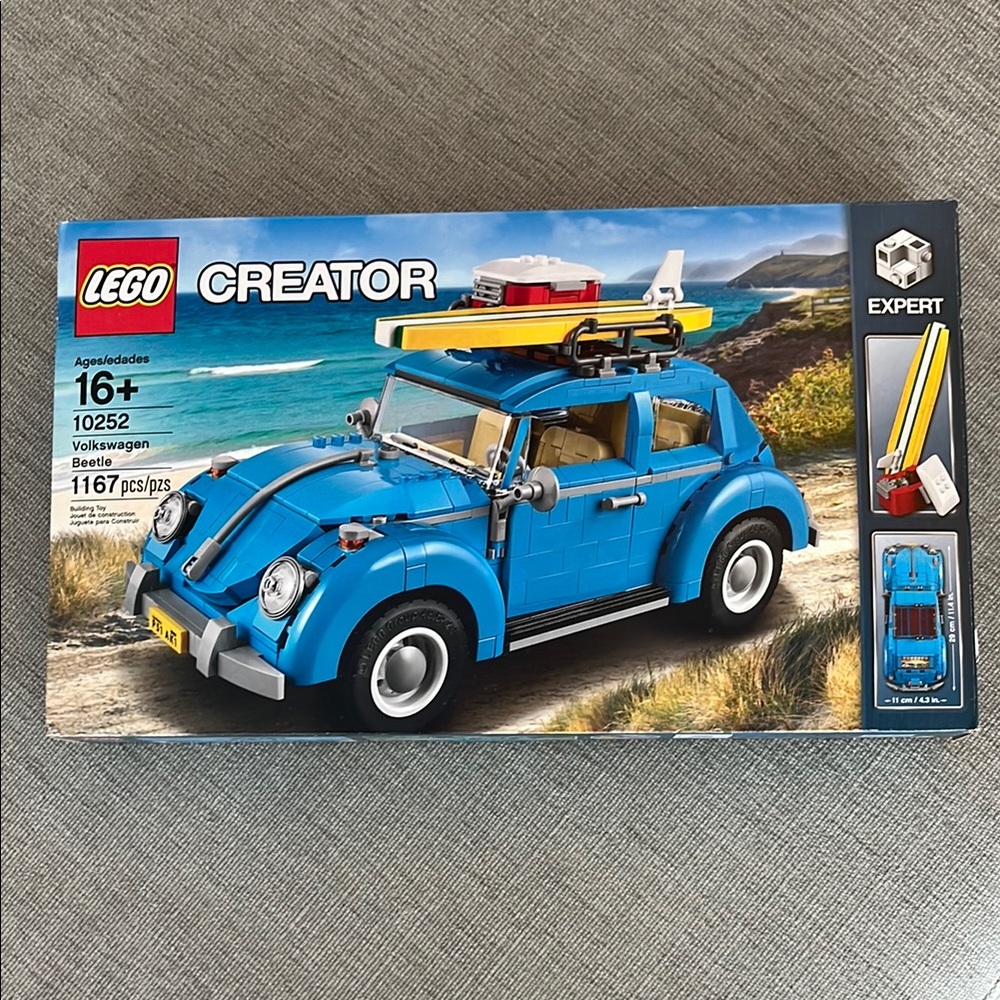 Lego Blue Building Set Classic VW Beetle